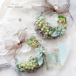 ぶどう（葡萄） リース のおすすめ人気通販｜Creema(クリーマ) 国内