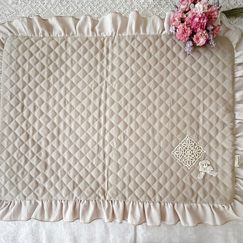 レース付カフェマット お昼寝マット ペットマット オーダー承ります