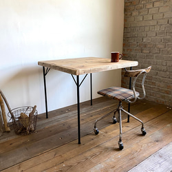 数量限定 T＋MD-7375 テーブル ワークデスク 古材 カフェテーブル