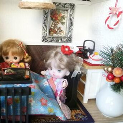 aibo　水引“Mizuhiki”製作　狗項圈　日式　新年裝飾　娃娃屋　縮影 第11張的照片