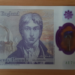 イギリス旧紙幣　英国￡20ポンド 宜しくお願いします 2枚目の画像