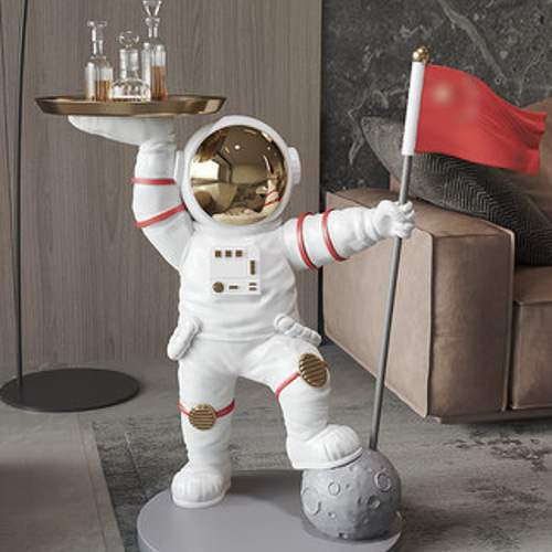 装飾彫刻 宇宙飛行士の装飾品ホームアクセサリーリビングルーム