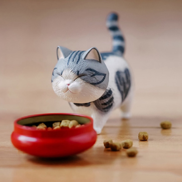 ミニチュアを飾るミニ猫像の模型 レジン・樹脂 Arita Hiro 通販