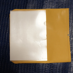 馬革製 大きめクラッチバッグ CLB1 黄土色 オーク A4サイズ ファイルケース マルチケース ハンドバッグ 本革製 7枚目の画像