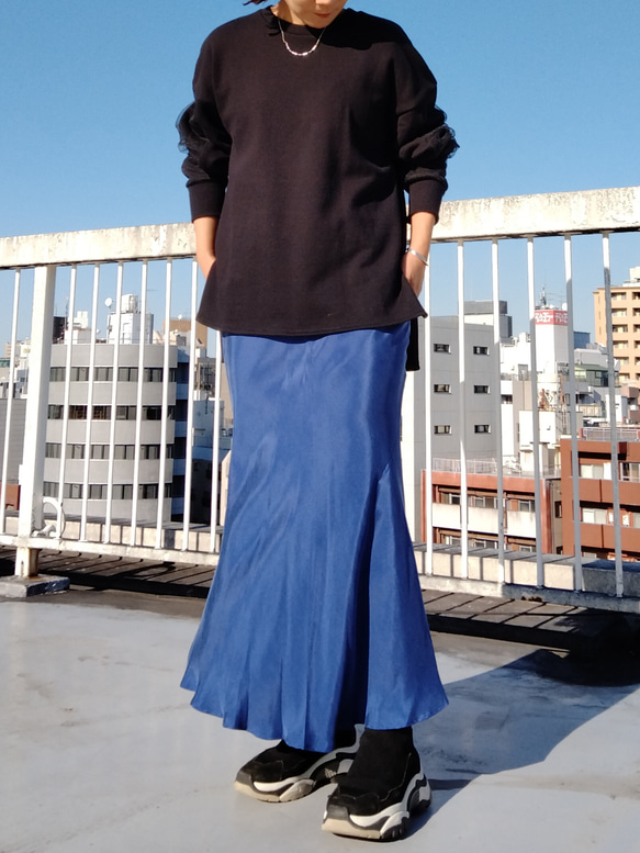 日本製造銅氨纖維窄裙 第3張的照片