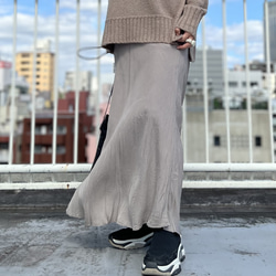 日本製　キュプラナロースカート 4枚目の画像