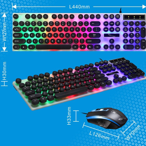 G21 LED デザイン コンピューターのキーボードとマウスのセット、電話
