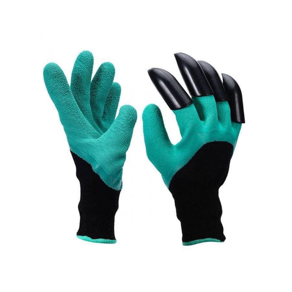 園芸用手袋、爪付き、耐久性、防水性、掘削、耕うん、掃除が簡単、多く