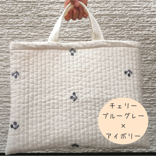 入園入学準備 名入れ刺繍】イブル レッスンバッグ 星月2種