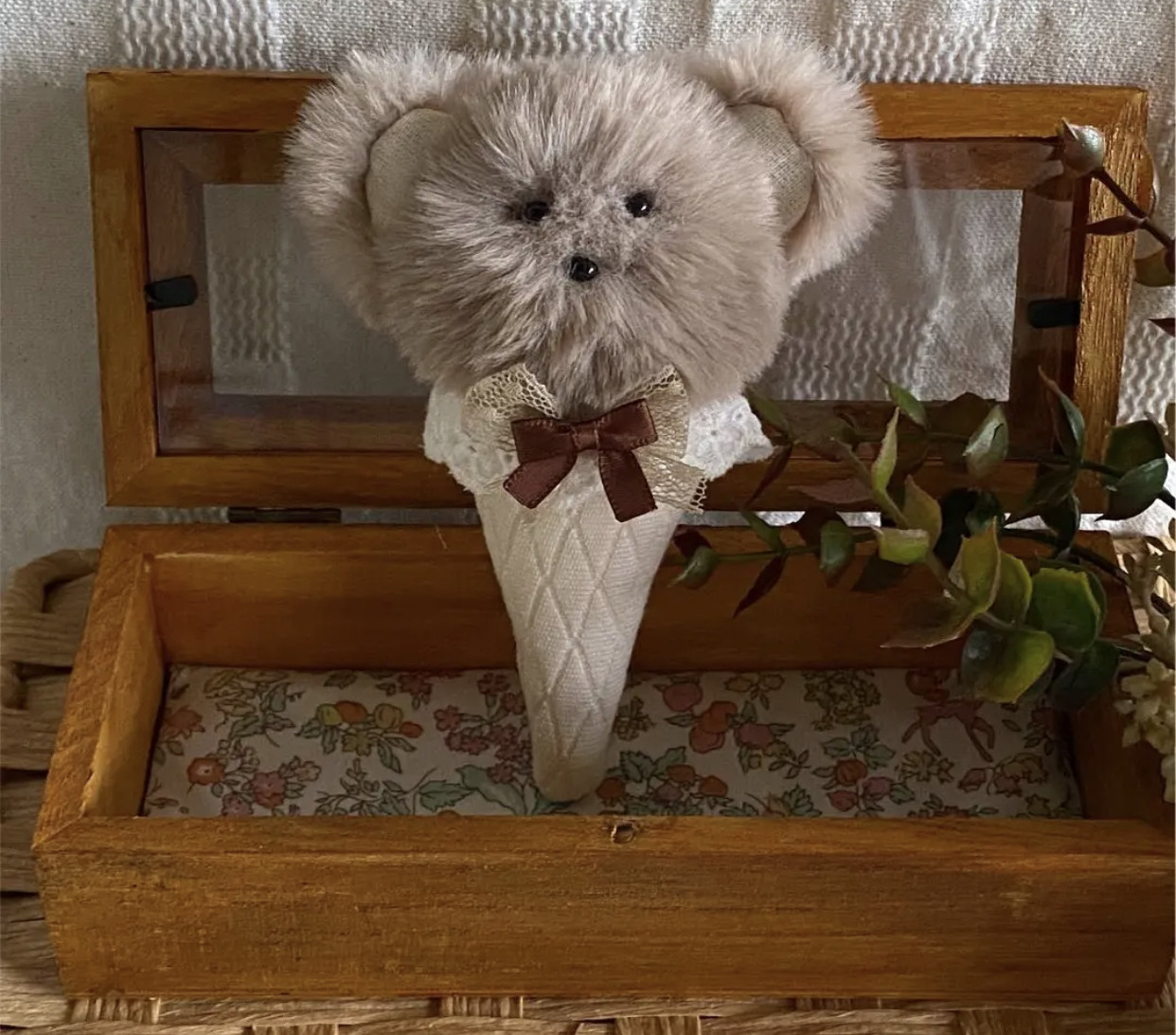 アイスクリームカラーの羊くん ひつじ ぬいぐるみ 海外作家様