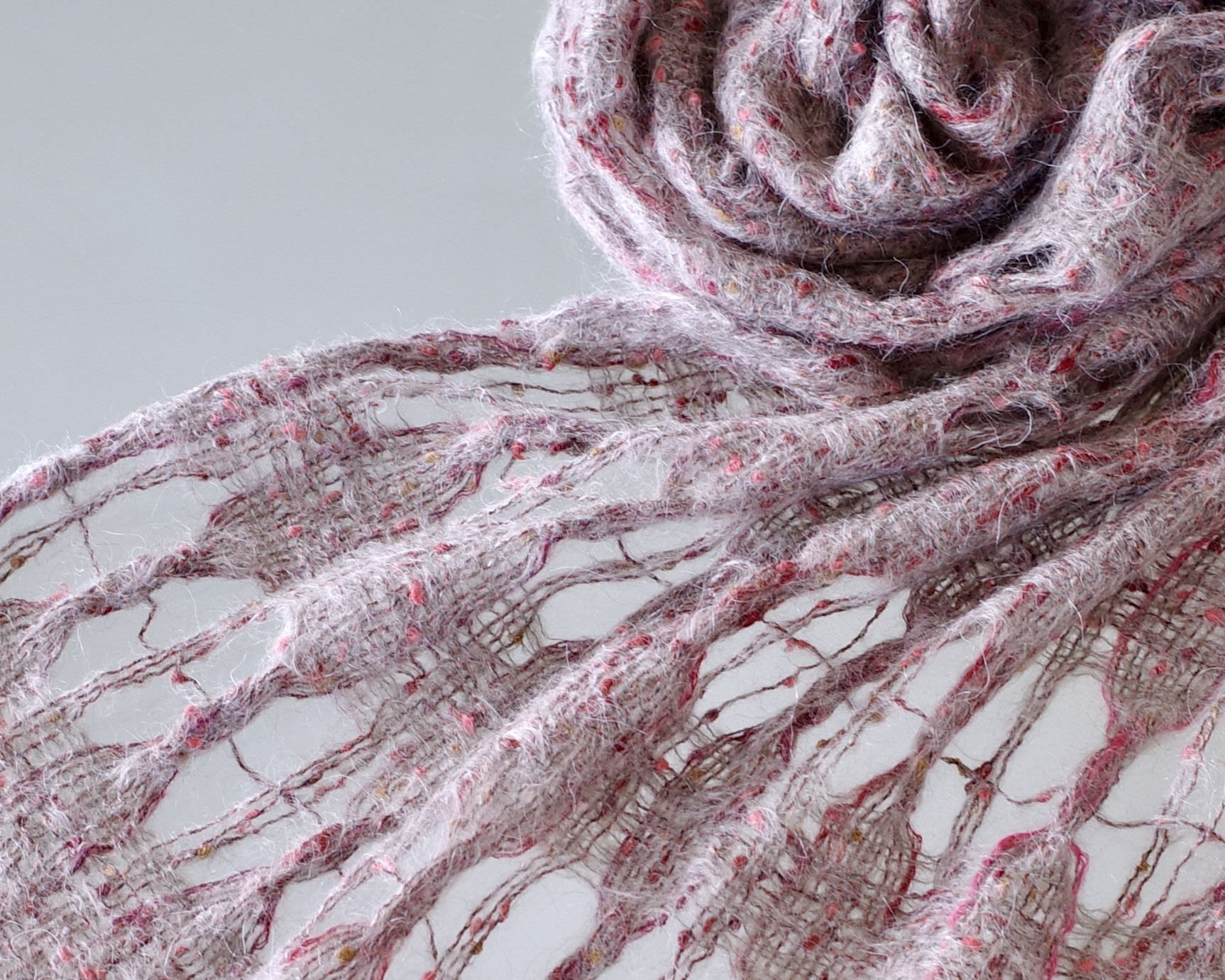 手織り レーシー ストール Handwoven TSMM22126