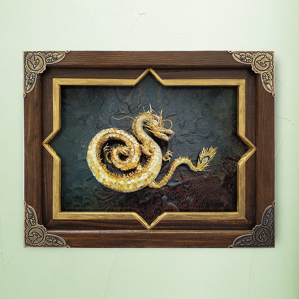 金龍」縁起物 額アート その他アート Gallery Lien 通販 14681892