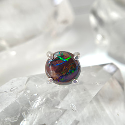 MONAKA jewellery フラットピアス　ボルダーオパール　片耳 MONAKA jewellery