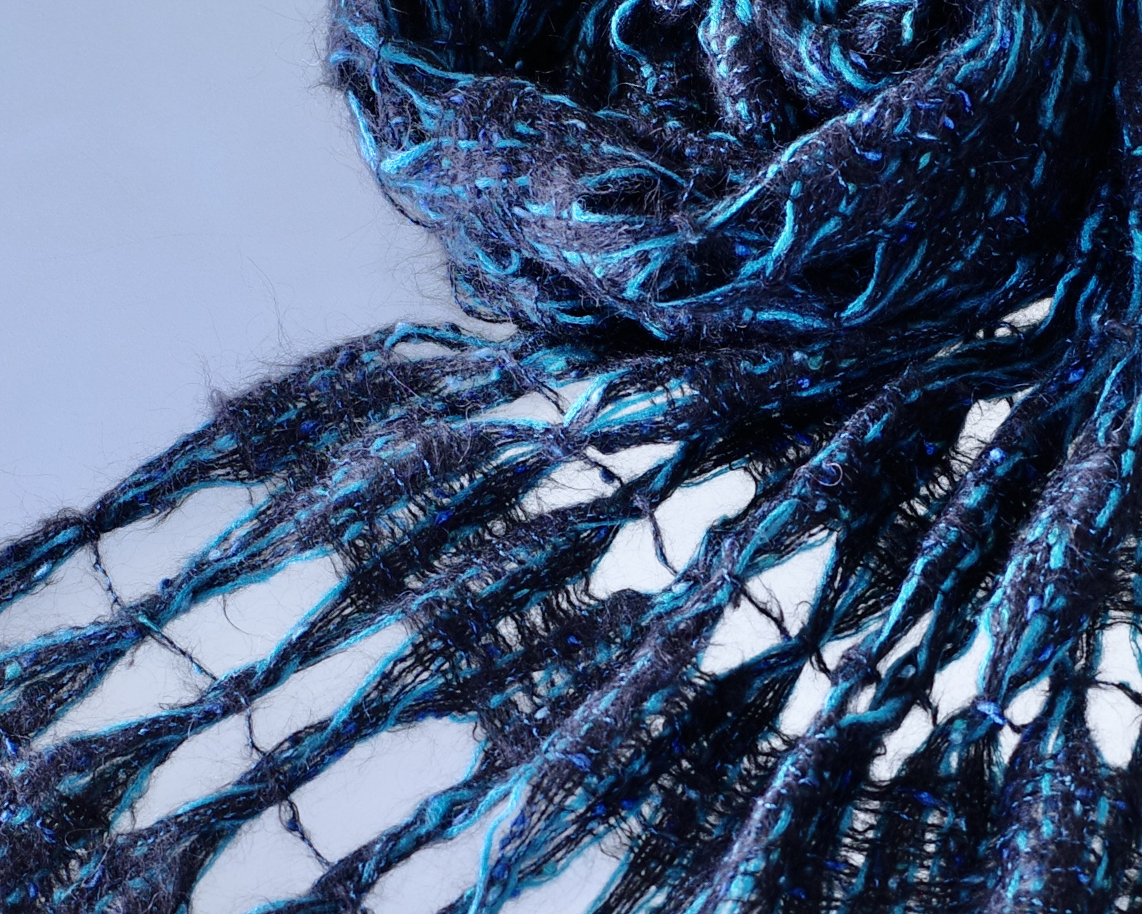 手織り レーシー ストール Handwoven TSLL22129