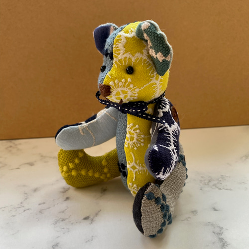 ミナペルホネンのファブリックを使ったベア ぬいぐるみ noel+ 通販