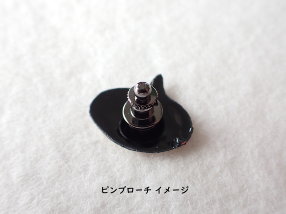 【秋シリーズ】　栗  銅板ベースVer.　(ヘアゴム／ブローチ／ヘアピン／ピンハット) 14枚目の画像