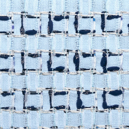 新商品！イギリスより『リントン社 シャネル・ツイード 水色系』～136