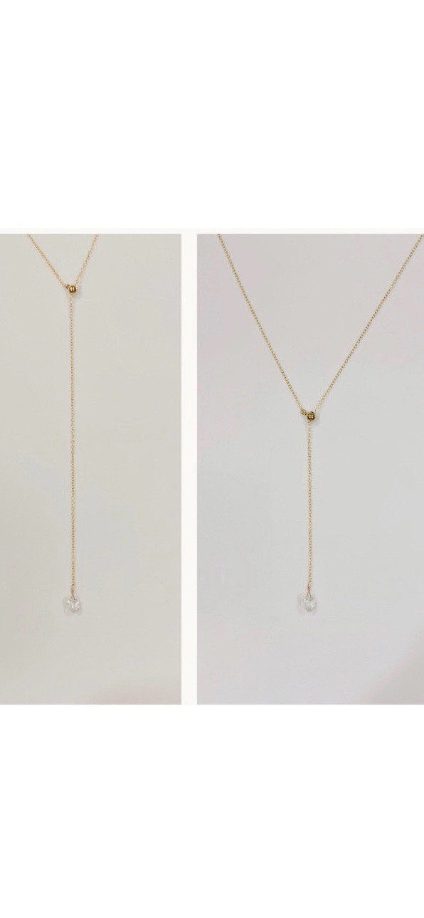 〈送料無料〉＊アクアクリスタル＊6mm ▪︎14kgf▪︎silver925▪︎ロングネックレス▪︎2way▪︎Y字