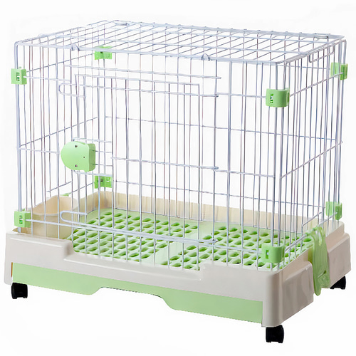 cage プラスチック製の床が付いた猫と犬用の鉄のケージ ペット服