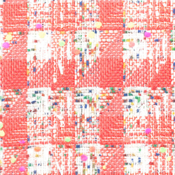 1点限定 赤字15600円→6299円に‼️リントンシャネルツイードミラー 新柄入荷！イギリスより『リントン社 シャネル・ツイード オレンジ