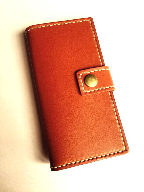 栃木レザーXperia用ケース ⑤ brownie