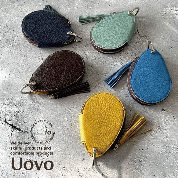 『受注生産製品』【...to®】Uovo(ウオヴォ)＆Loop(アンドループ)　キーケース＆ストラップ＜全5色＞ 9枚目の画像