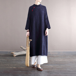 秋季一件式旗袍簡約設計2101 第1張的照片