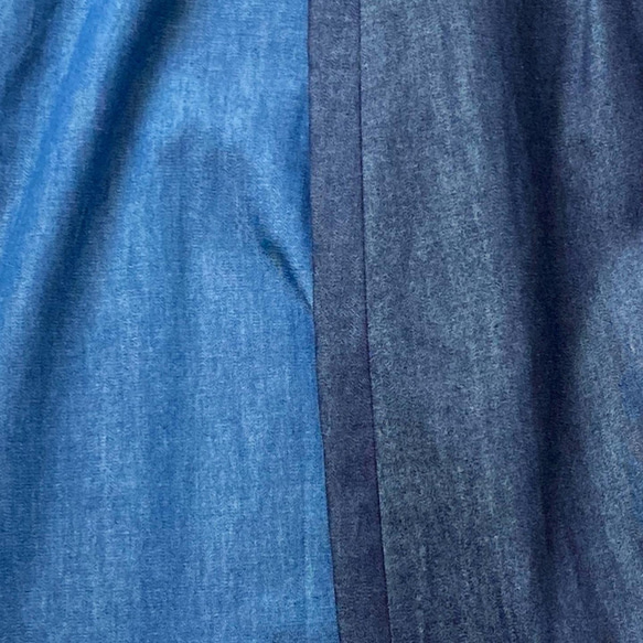 岡山牛仔分層裙（6盎司：靛藍） 第5張的照片