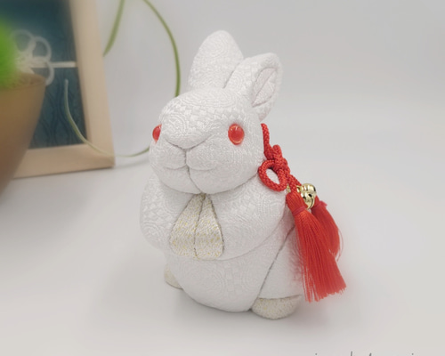 【totoro】麻人形「干支うさぎ」等 2023年干支ぬいぐるみ「うさぎのしらたま／くろまめ」ISKW-USSK