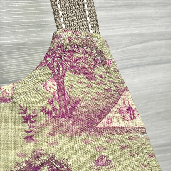 ユキエモン　ふわコロ　たまごみたいに可愛い　エッグバッグ　/　Cガーデン　ミント　×　パープル　アナザーカラー 4枚目の画像