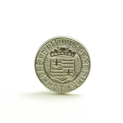 アンティークコインのような趣のあるカフスボタン Metal 123 2枚目の画像