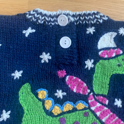 恐竜くんのセーター　95〜105cm 5枚目の画像