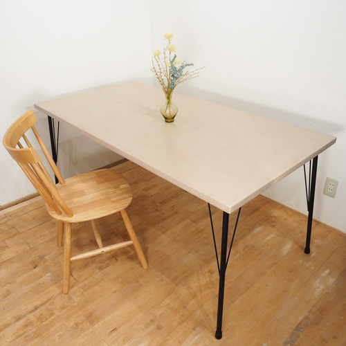 M【幅＋奥行＝190-210cm】フランス産モルタルテーブル／モールテックス