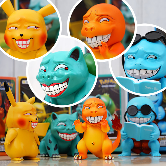 おもちゃモデル ポケモン フシギダネ ピカチュウ ヒトカゲ