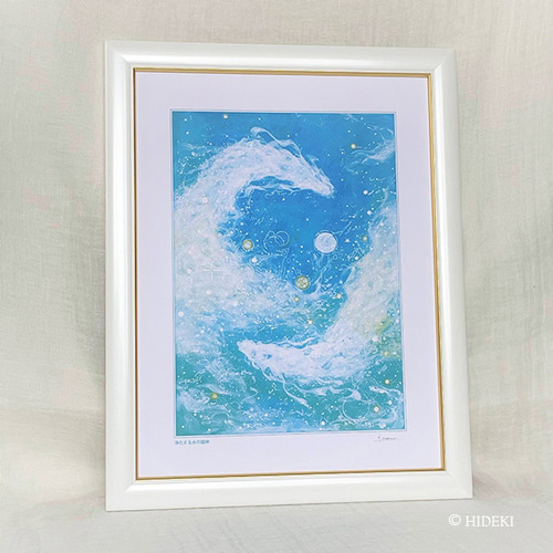 【波動絵】絵画 龍神 開運絵画 龍波動入り 手描き１点物 魂の画家ユキエ 6ea1c03a4b6acc18a01cac300e45fd