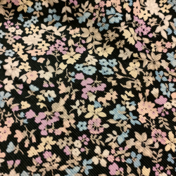 キッズ 花柄 キュロットスカート コーデュロイ生地使用  size:110 ハンドメイド 7枚目の画像