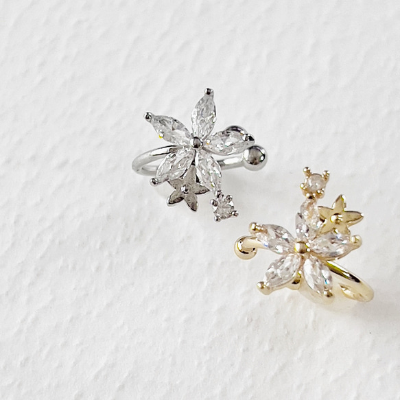 【JORIE】 FLOWER PEAK Ear cuff 2枚目の画像