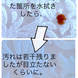 千絢(せんけん)の防水着物エプロン　半透明不織布版きものヴェール　着物でお食事に 13枚目の画像