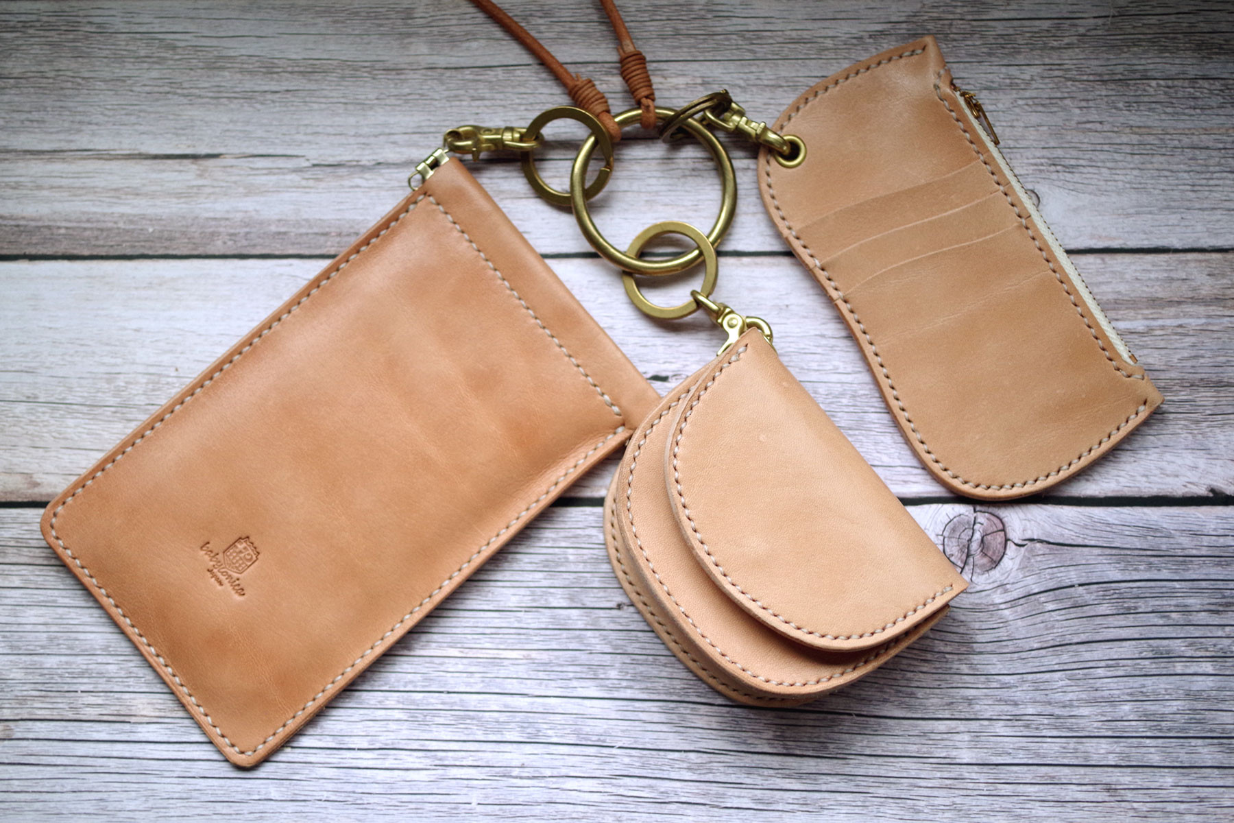 本革リングマルチショルダー  iPhone android アイフォン（受注生産）