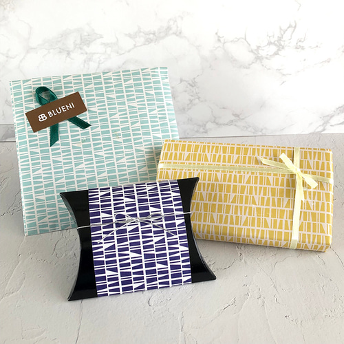 デザインペーパー まとめ売り 1000枚② 和風幾何学の包装紙（マスタード） A4サイズ（8枚入り）デザイン