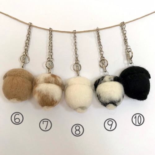 ゆらゆらうさぎさん〜 うさぎ 羊毛フェルト バッグチャーム