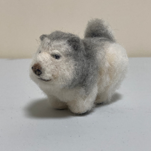 kanken 羊毛フェルト ハンドメイド アラスカンマラミュート（子犬