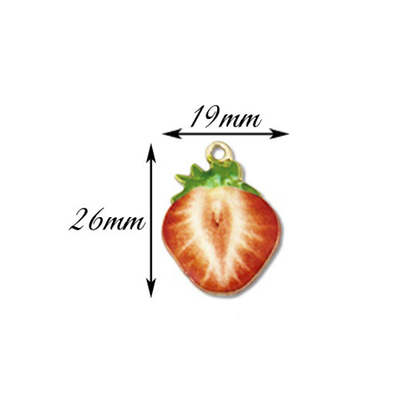 苺 フルーツ チャーム　c-004 1枚目の画像