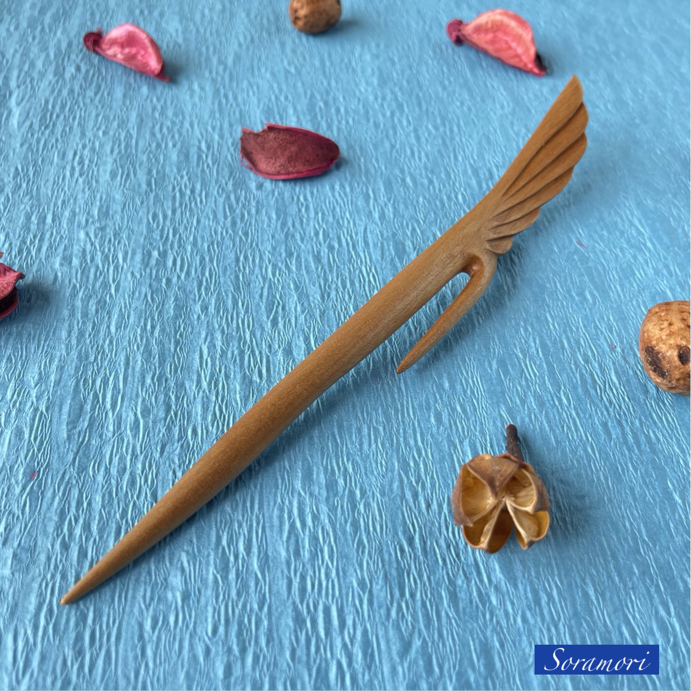 Healing Wing  Stick (カンザシ・ワンド) 一点モノ