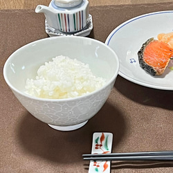 ◆花詰め◆小ぶりご飯茶碗～ホワイト　京焼 3枚目の画像