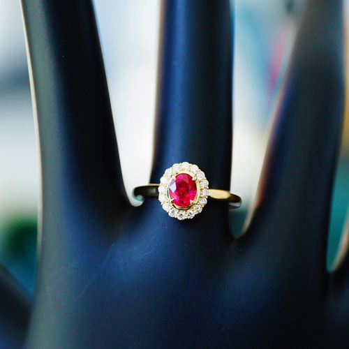 ジュエリーマキ⭐︎ルビーダイヤモンドのリング