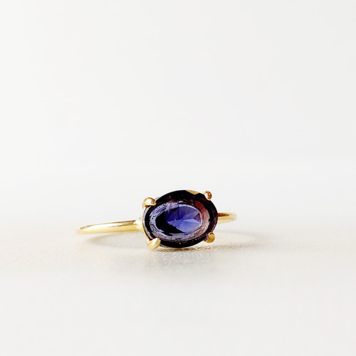 天然石　アイオライト　リング指輪 アイオライト リング アイオライトリング 天然石 リング 大粒