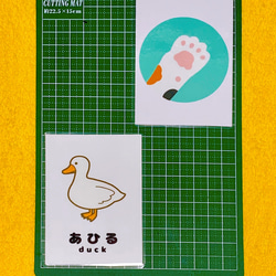 知育玩具　絵合わせカード(どうぶつセット) 40枚 4枚目の画像