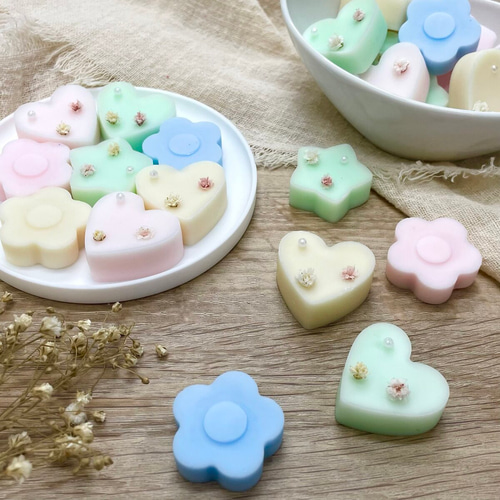 香りが選べる♪ミニ ꕤ.∘ オーガンジー巾着袋のアロマワックスサシェ