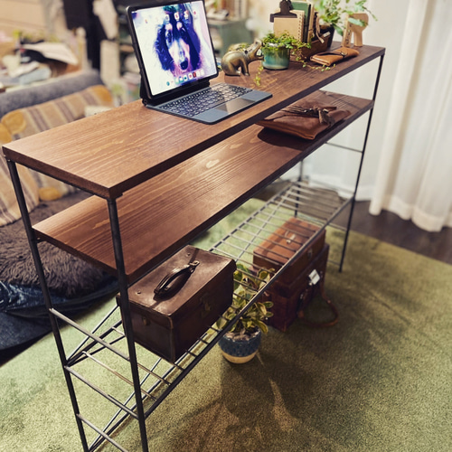 アイアンマルチラックハンドメイドオーダーメイドアイアン家具男前家具